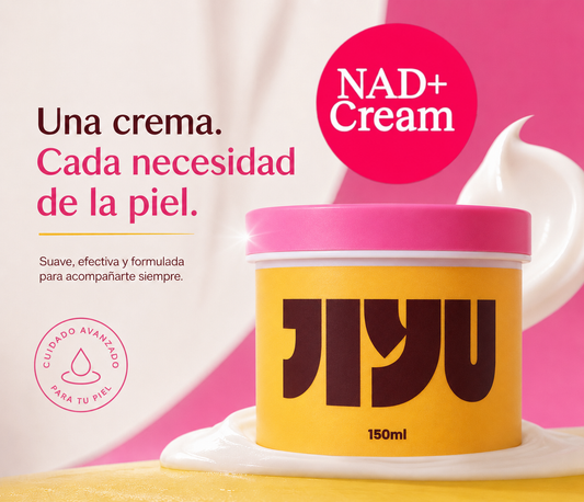 Crema JiYu® NAD+: La energía celular que tu piel necesita para rejuvenecer.