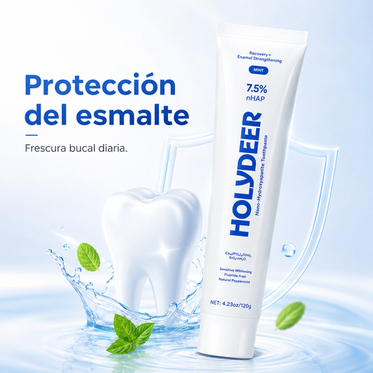 Holydeer® Toothpaste - Repara tu esmalte de forma natural y devuelve el brillo radiante a tu sonrisa cada día.