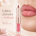 Duo Perfilador con Gloss 2 en 1 - Delinea, da color y deslumbra con unos labios perfectos y voluminosos