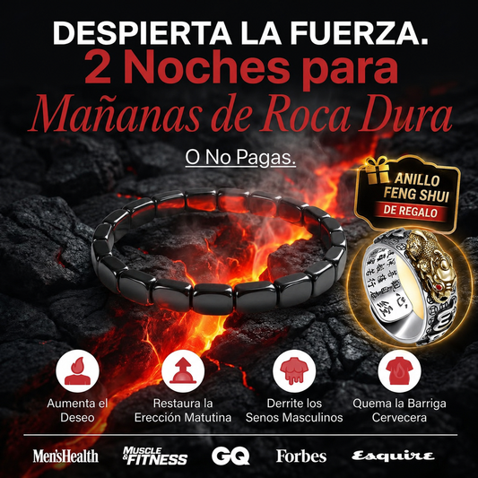 Pulsera Hora™ Hematita - Vigor, enfoque y equilibrio en cada pulso.