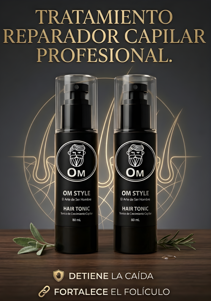 OM Style™ Tónico de Cabello -  Detén la caída, activa tu potencial